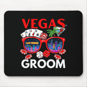 Vegas Wedding Groom-Squad 2026 Bachelor Party Mouse Pad