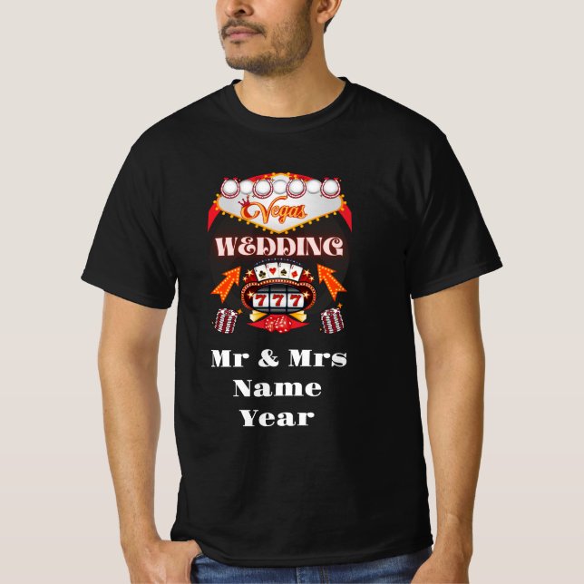 Vegas Wedding T-Shirt (Front)