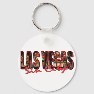 VEGAS WORD and Sin City Key Ring