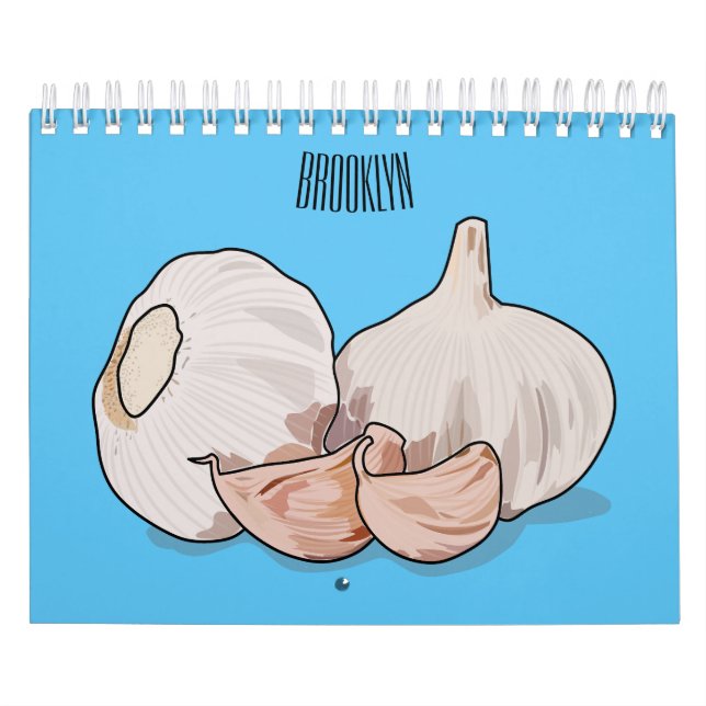 Vegetable and fruit cartoon illustration  calendar (Cover)