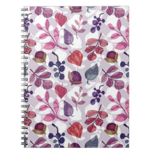Vegetable autumn seamless pattern, drawing with pa notebook