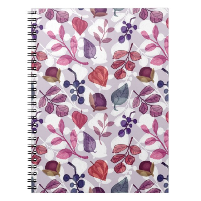 Vegetable autumn seamless pattern, drawing with pa notebook (Front)