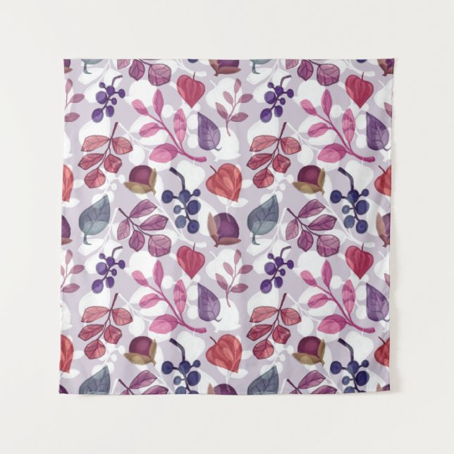 Vegetable autumn seamless pattern, drawing with pa tapestry (Front)