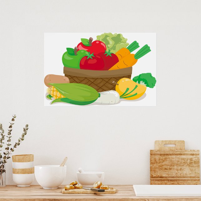 Vegetable Basket Poster (Creator Uploaded)