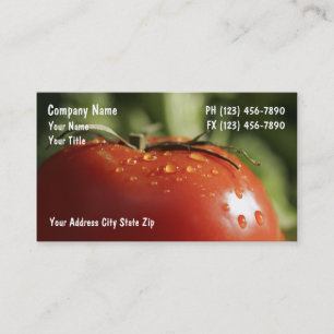 Vegetable Business Cards