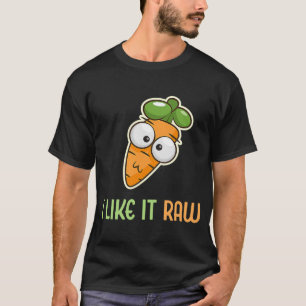 Vegetable Carrot I Like It Raw Vegan Lifestyle 2 T-Shirt