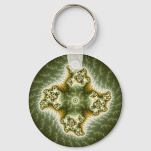 Vegetable Cell - Fractal Art Key Ring