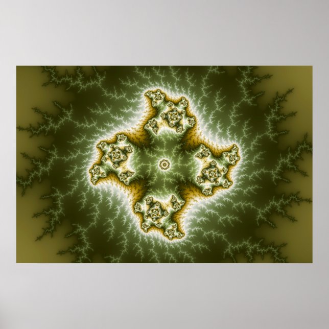Vegetable Cell - Fractal Art Poster (Front)