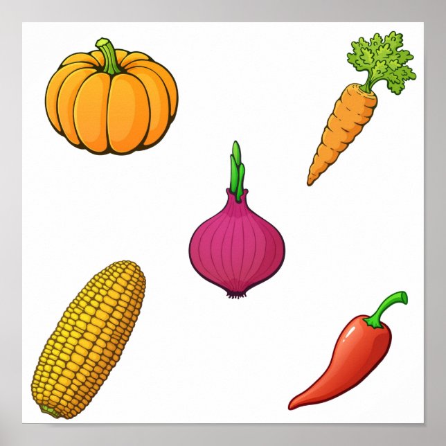Vegetable collection poster (Front)