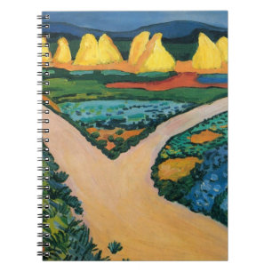 Vegetable Fields by August Macke, Vintage Fine Art Notebook