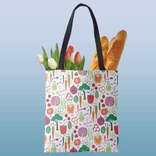 Vegetable Food Art Farmers Market Tote Bag