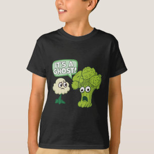 Vegetable Food Scared Broccoli and Cauliflower Its T-Shirt