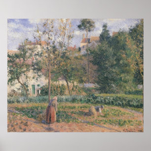 Vegetable Garden at the Hermitage Poster