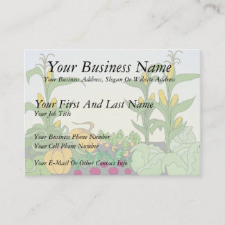 Vegetable Garden Business Card