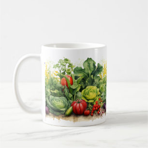 Vegetable garden coffee mug