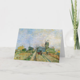 Vegetable Garden in Montmartre by Vincent van Gogh Card