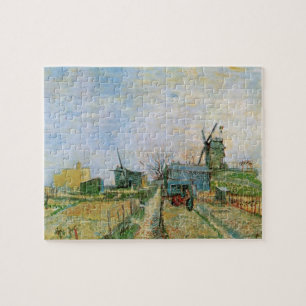 Vegetable Garden in Montmartre by Vincent van Gogh Jigsaw Puzzle