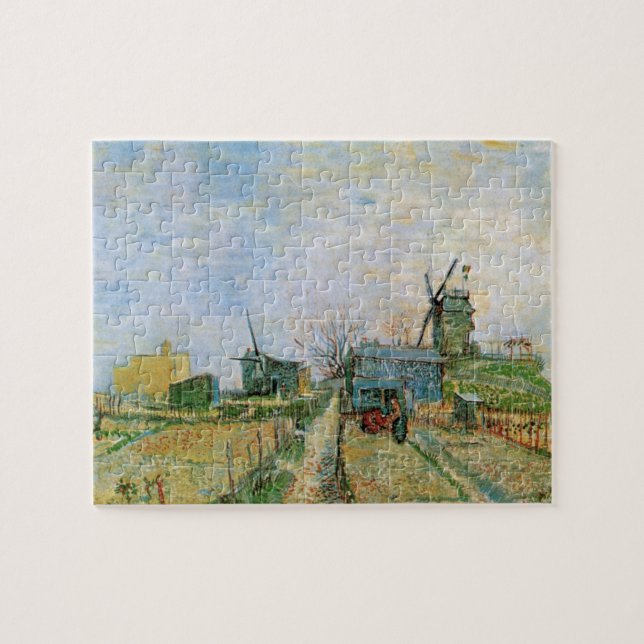 Vegetable Garden in Montmartre by Vincent van Gogh Jigsaw Puzzle (Horizontal)