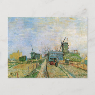 Vegetable Garden in Montmartre by Vincent van Gogh Postcard