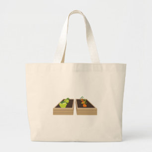 Vegetable Garden Large Tote Bag
