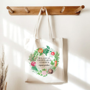 vegetable garden organic farm tote bag
