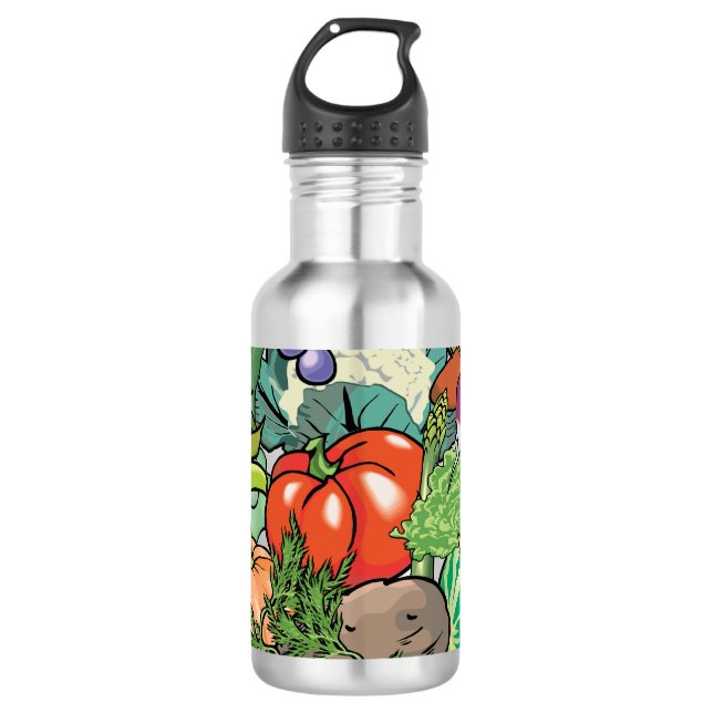 Vegetable Gardener 710 Ml Water Bottle (Front)