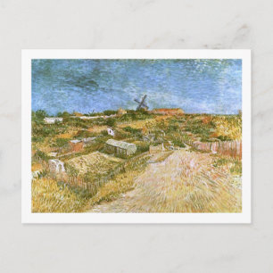 Vegetable Gardens in Montmartre Van Gogh Fine Art Postcard