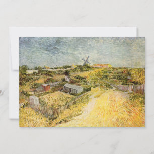 Vegetable Gardens, Montmartre by Vincent van Gogh