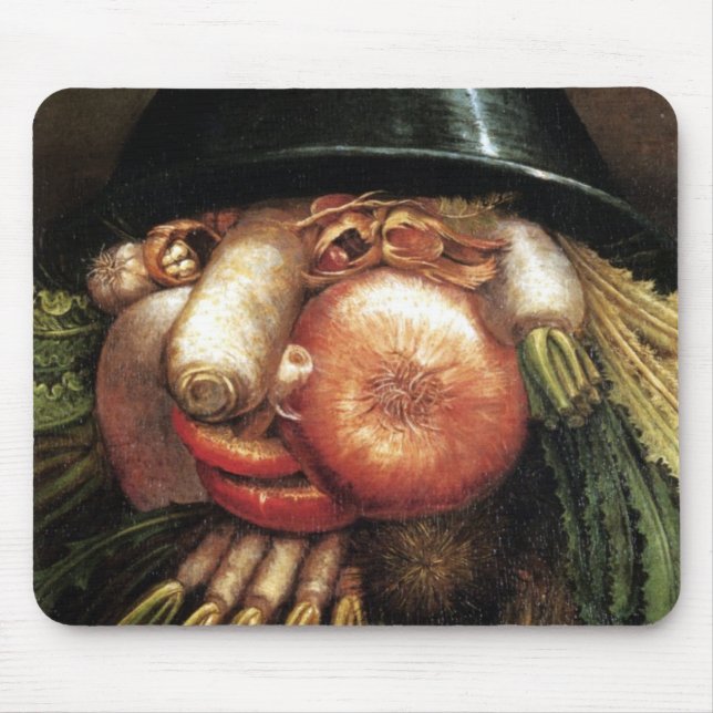 Vegetable Head Mouse Pad (Front)
