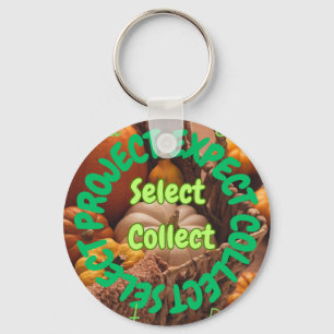 Vegetable Icon key rings– Select Project Design Ring