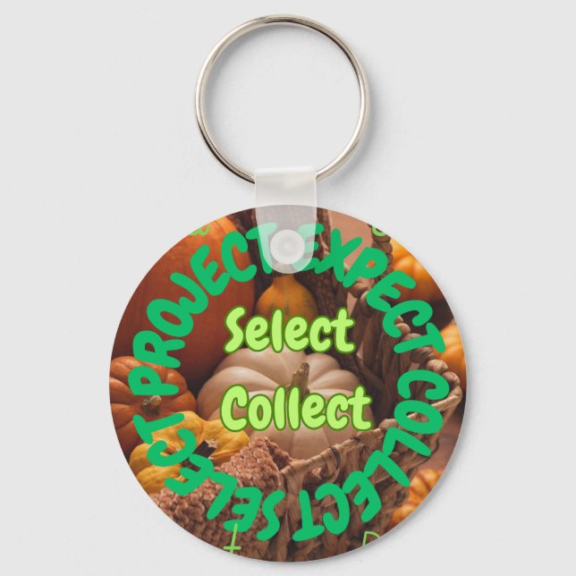 Vegetable Icon key rings– Select Project Design Ring (Back)