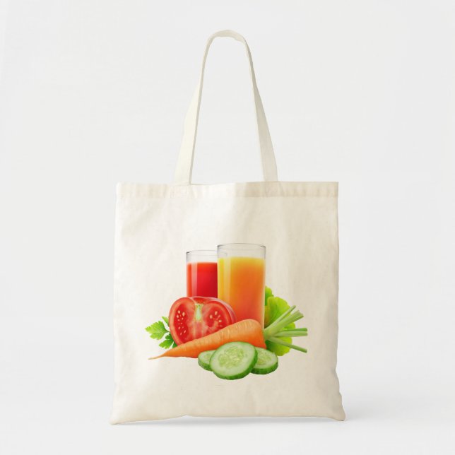 Vegetable juices tote bag (Front)
