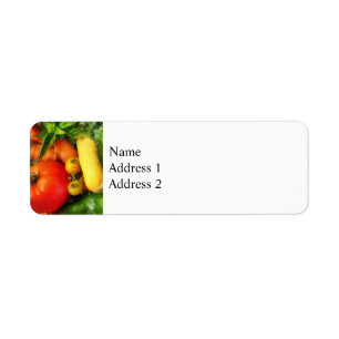 Vegetable Medley Return Address Label