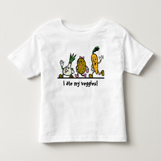 Vegetable Onion Potato Carrot Child's T Shirt (Front)