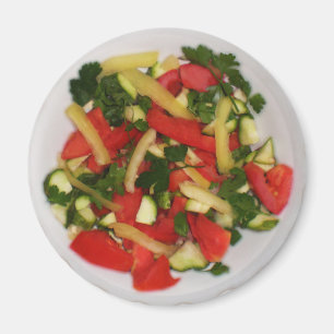 Vegetable salad magnet