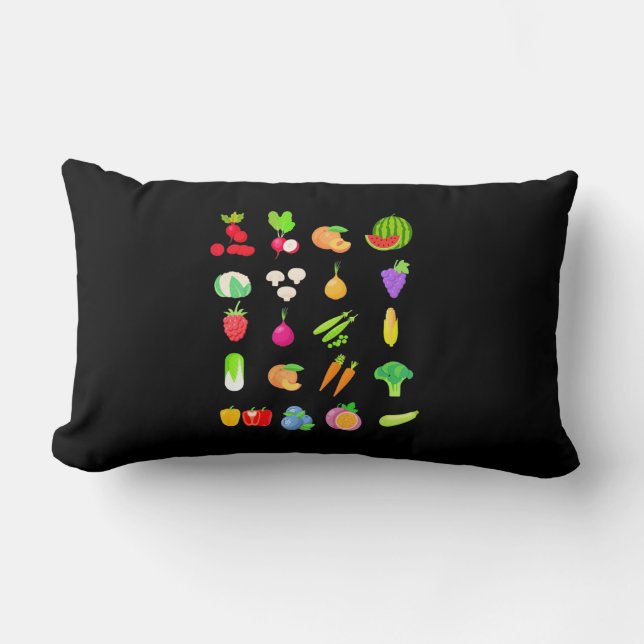 Vegetable Species Lumbar Cushion (Front)