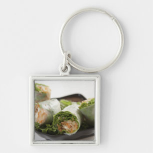 Vegetable Spring Rolls Key Ring