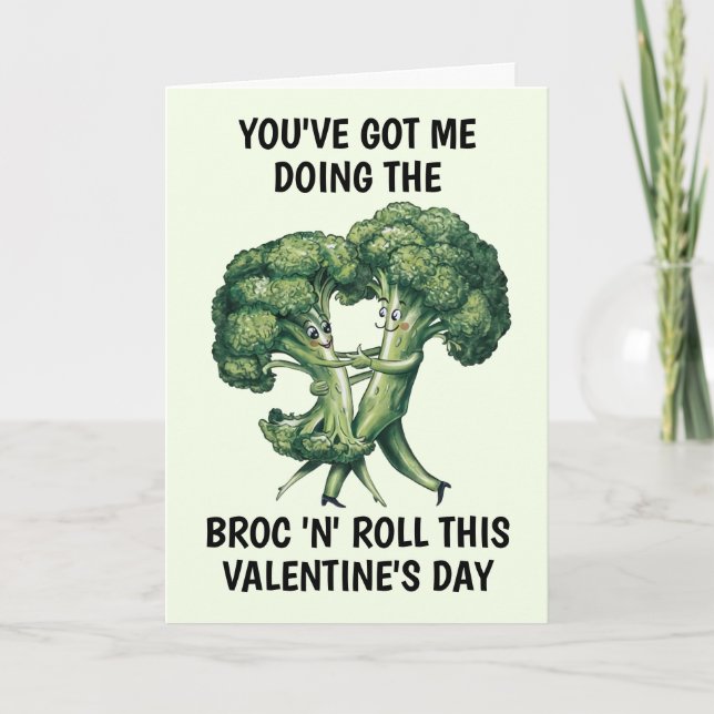 Vegetable Valentine's Day Card (Front)