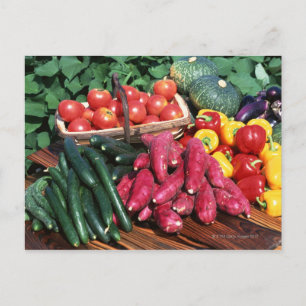 Vegetables 3 postcard