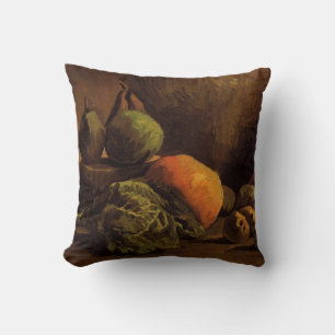 Vegetables and Fruit by Vincent van Gogh Cushion