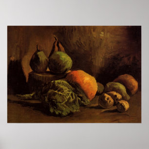 Vegetables and Fruit by Vincent van Gogh Poster