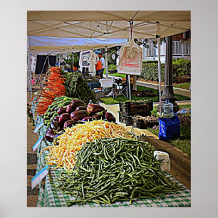Vegetables And More Vegetables Poster