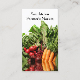 Vegetables Business Card
