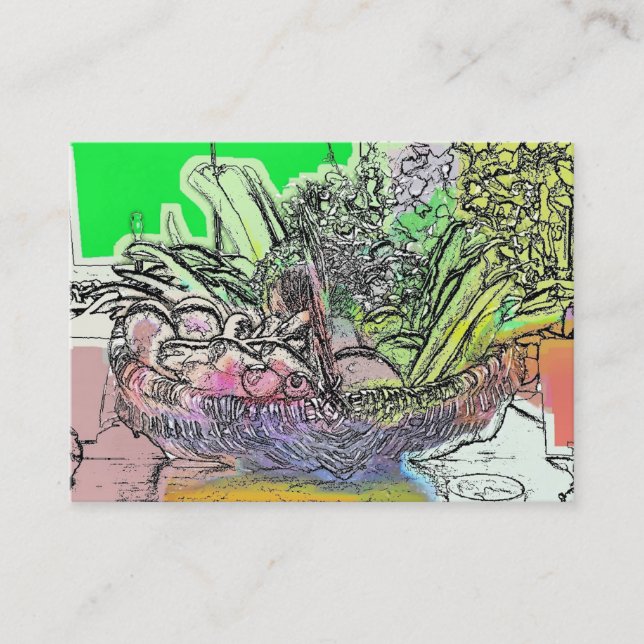 VEGETABLES BUSINESS CARD (Front)