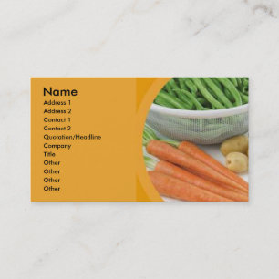 Vegetables Business Card