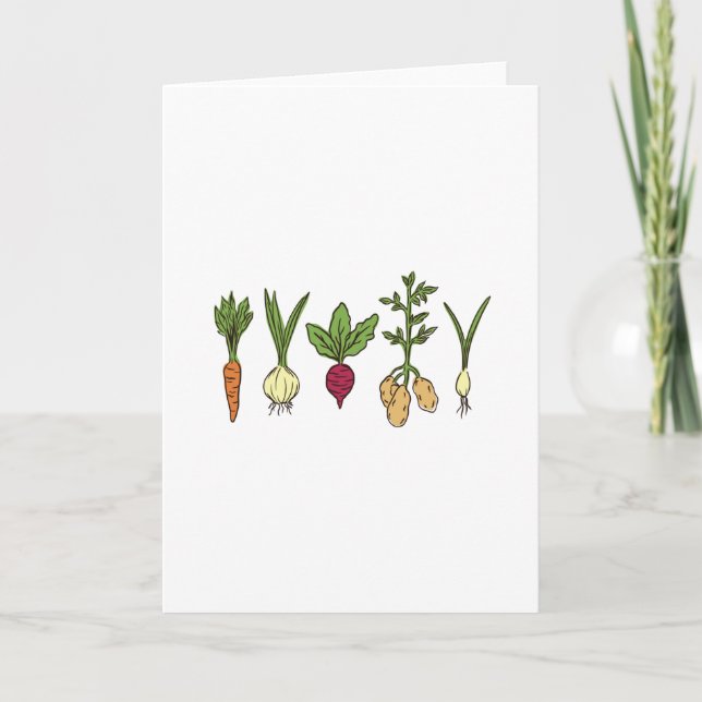 vegetables card (Front)