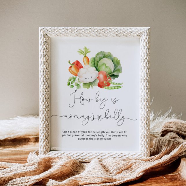 Vegetables garden how big is mummy's belly game poster (Creator Uploaded)