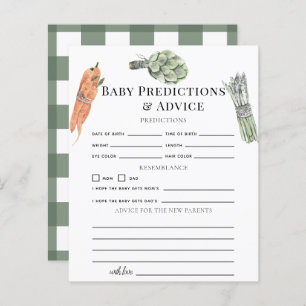 Vegetables Green Baby Predictions & Advice