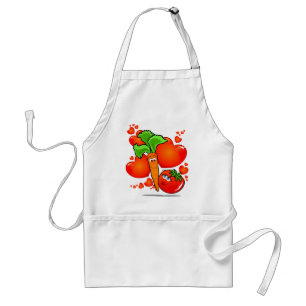 Vegetables in love, apron