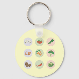Vegetables Keychain